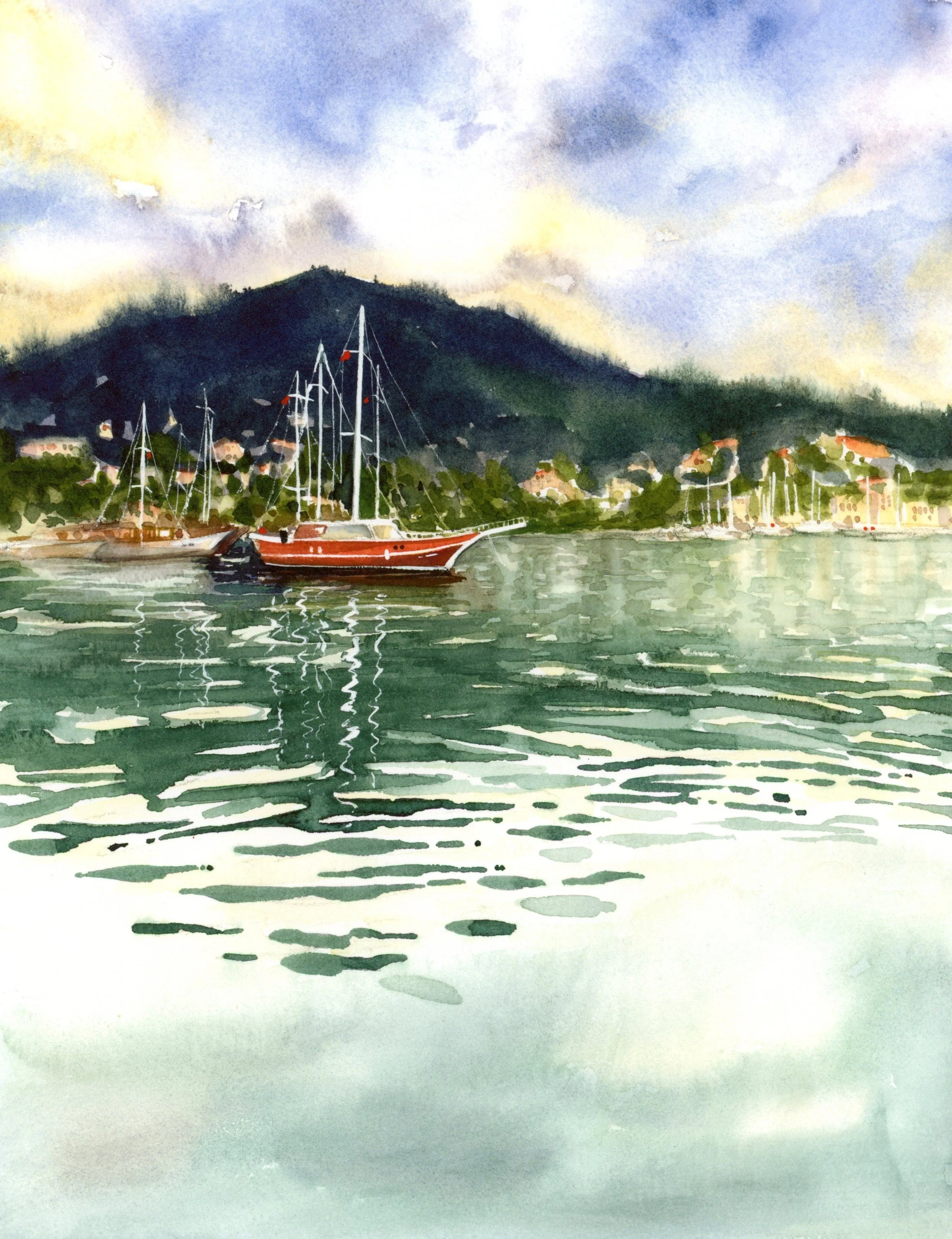 Morning at the bay