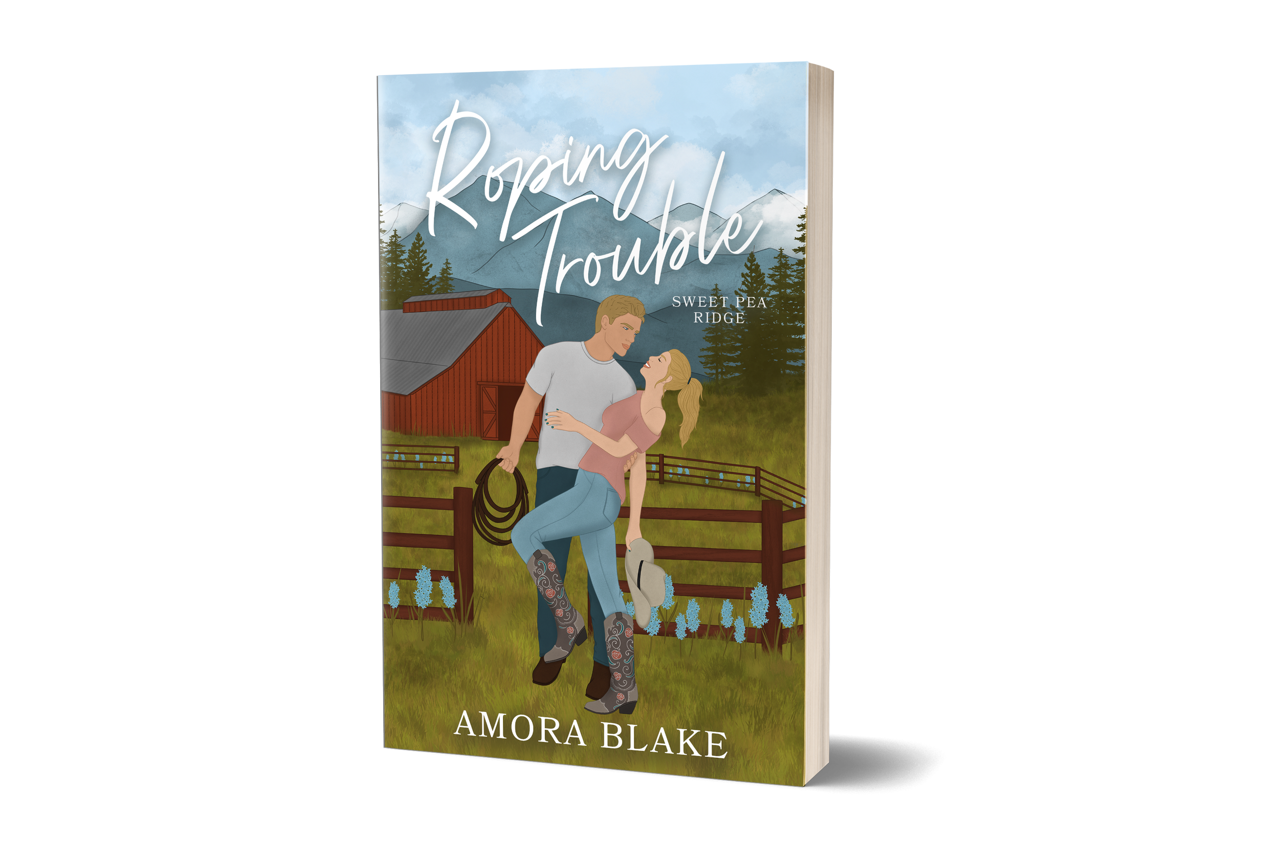 Roping Trouble small town contemporary cowboy romance Sweet Pea Ridge brother's best friend