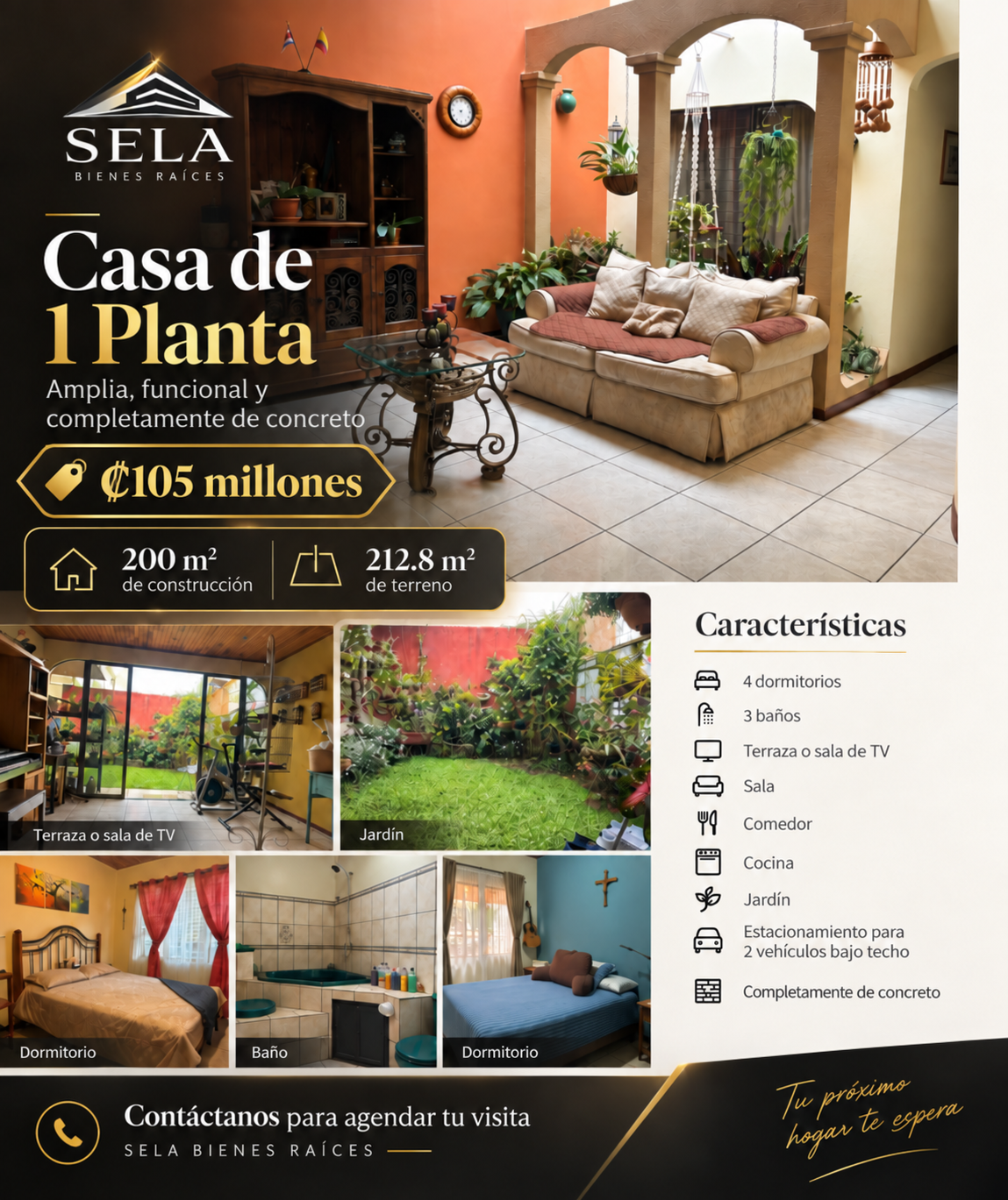 Casa de una planta en Moravia