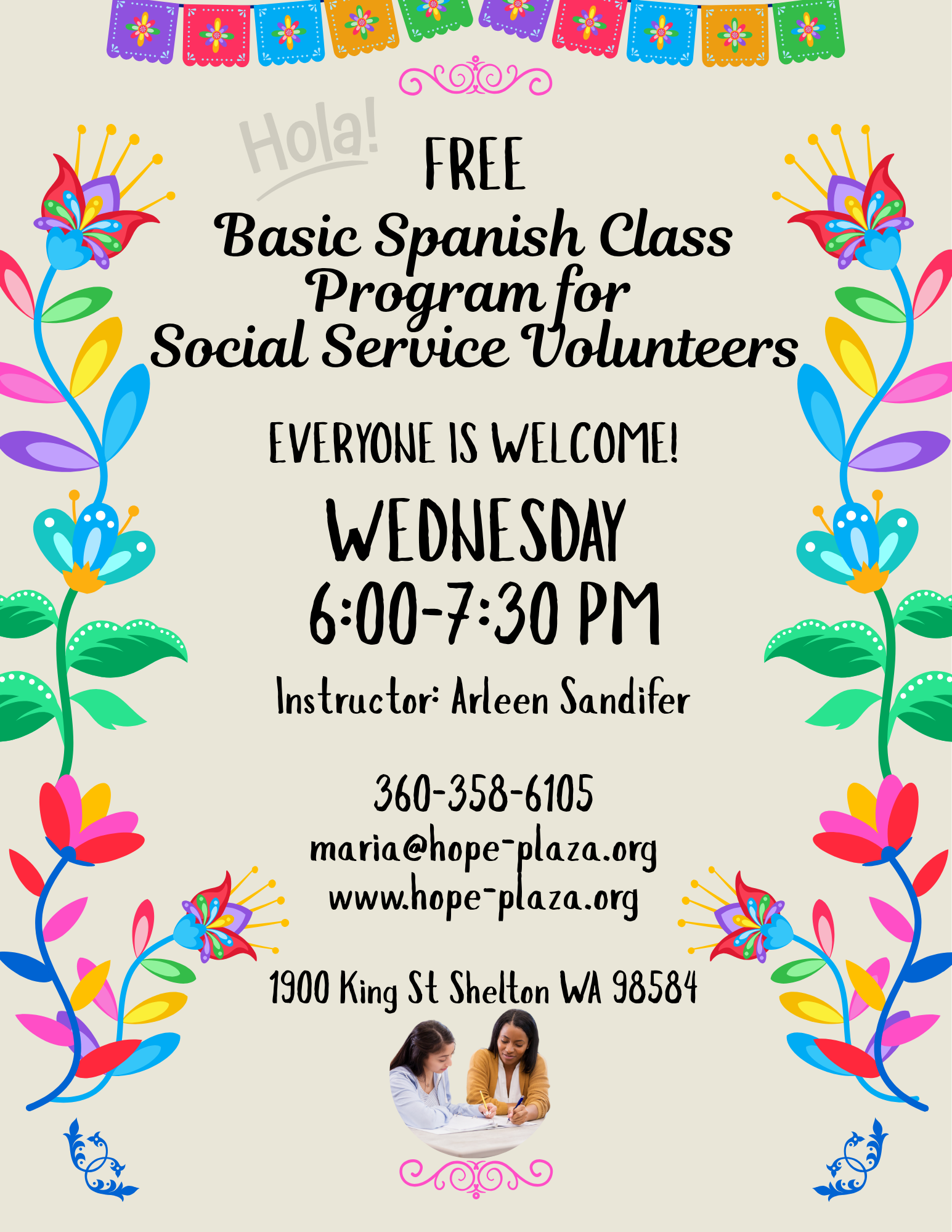 Spanish Classes | Wednesdays