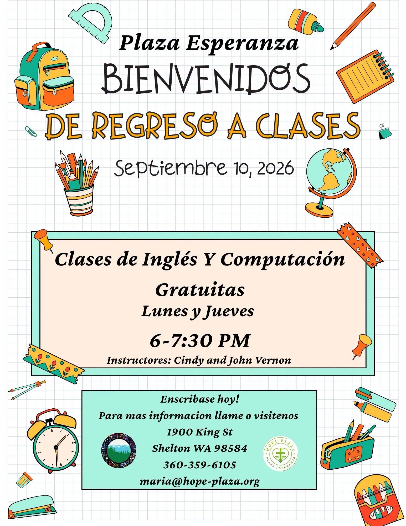 Clases de Inglés Y Computación | A partir del 10 de septiembre