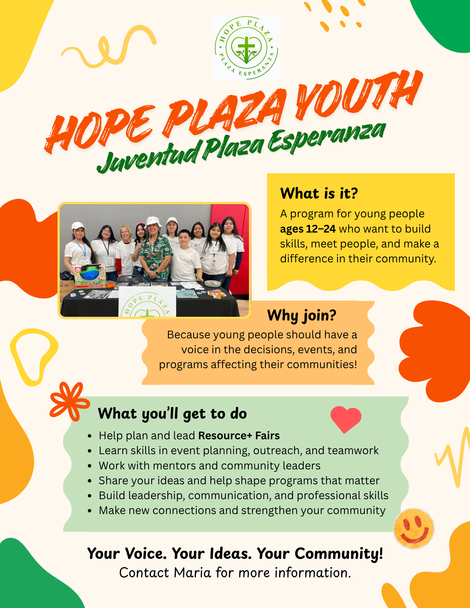 Hope Plaza Youth / Juventud Plaza Esperanza