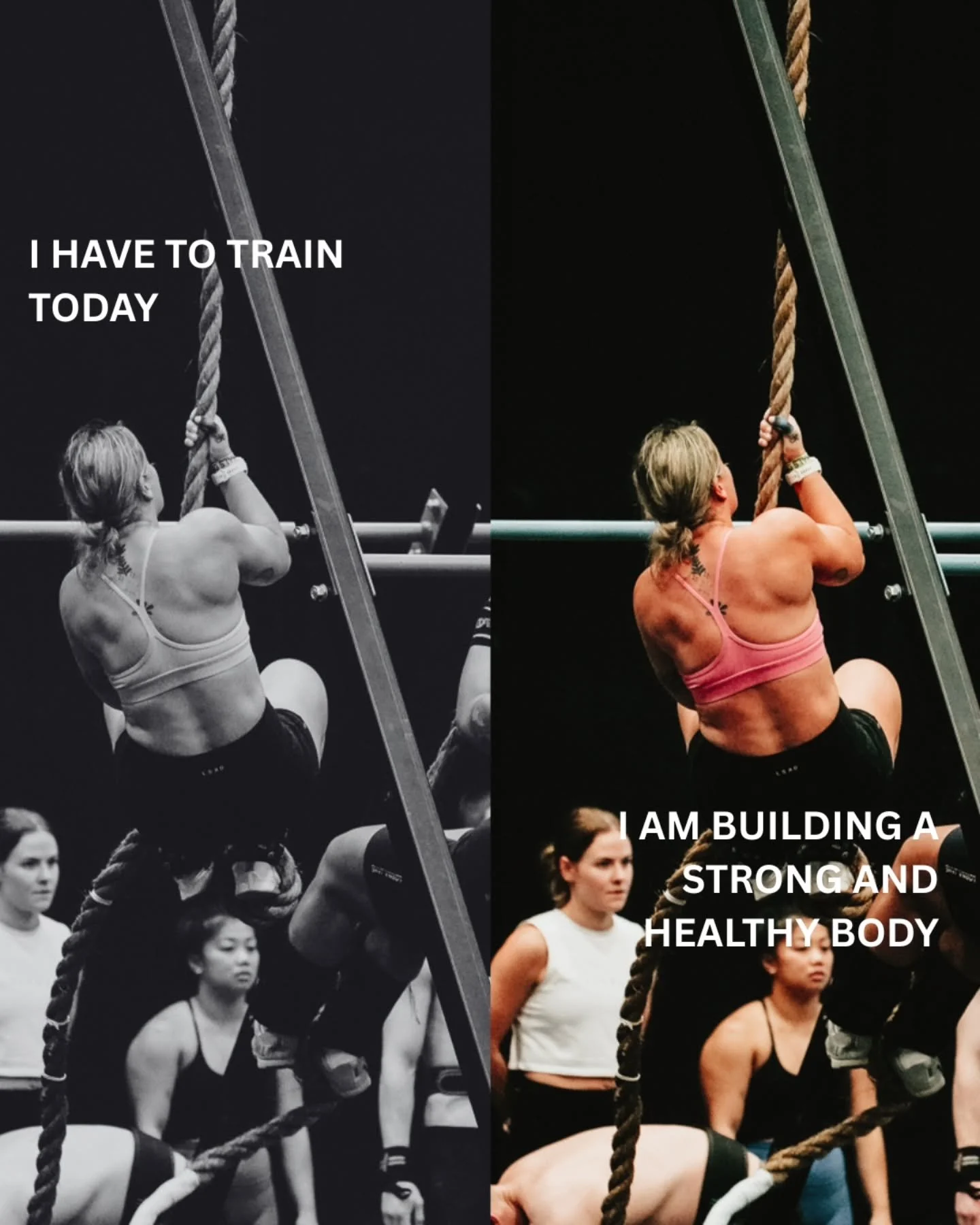 Perspective is EVERYTHING!!! 
what do you say to yourself that you can flip the script on? 
Building a strong healthy body and the habits that match should be fun! Educational! Inspiring! Tough for sure! But 100000% the best thing you will ever do fo