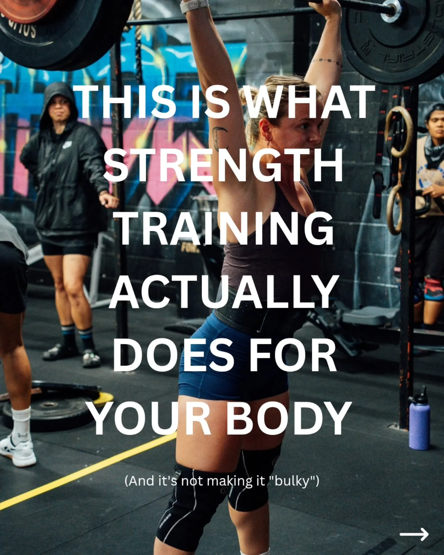 I read this back and wonder why peeps are still thinking "hmmm, yeah nah not for me" on strength training. 🤔

But I'll say it over and over,
There's no magic pill for weight loss or long term health, but strength training is pretty damn cl