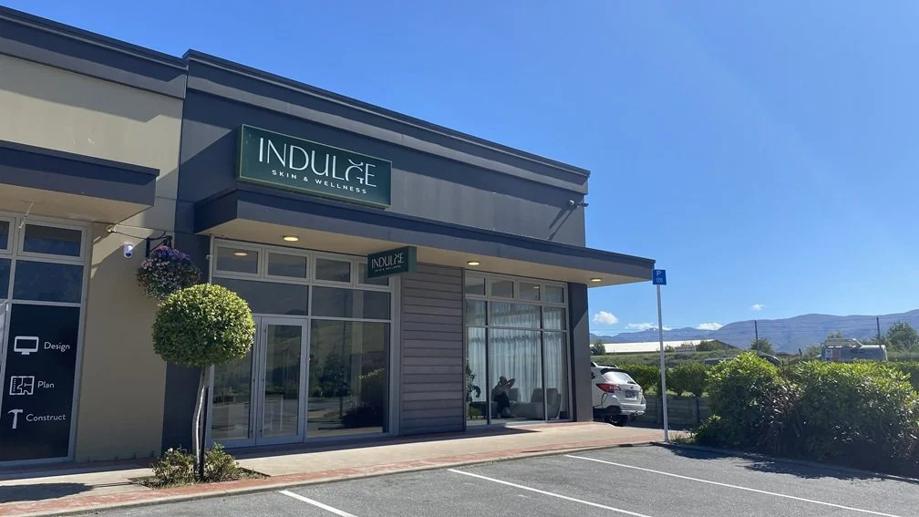 Exterior of Queenstown Massage inside Indulge Skin & Wellness in Frankton, Queenstown, New Zealand.