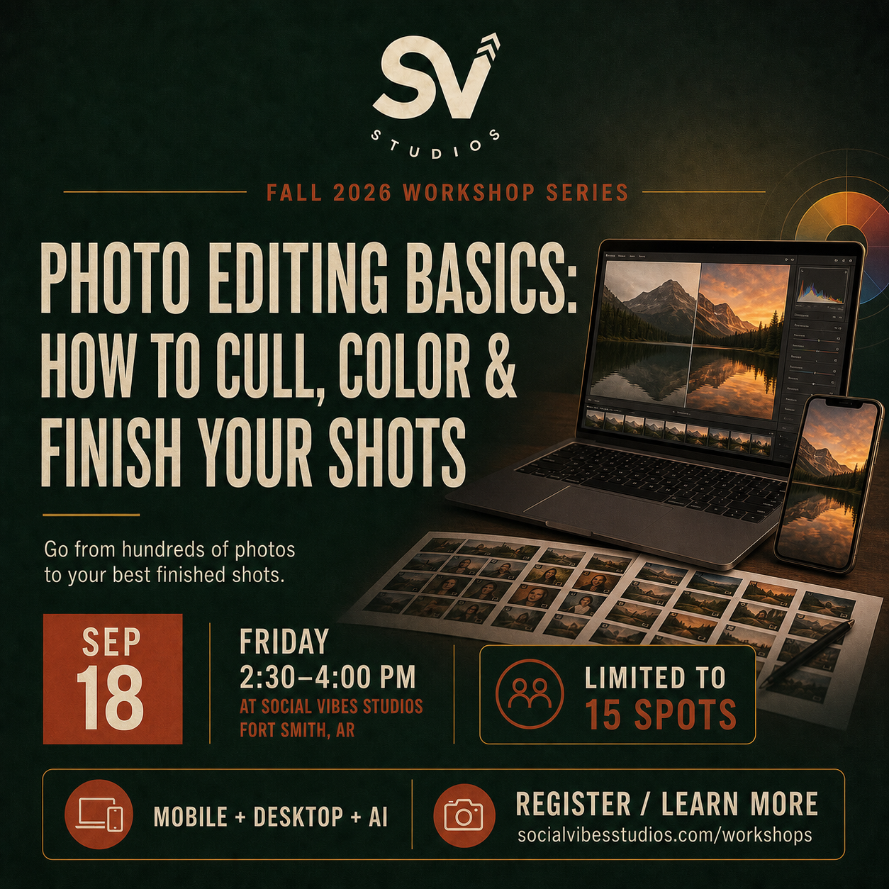 Photo Editing Basics: How to Cull, Color, and Finish Your Shots