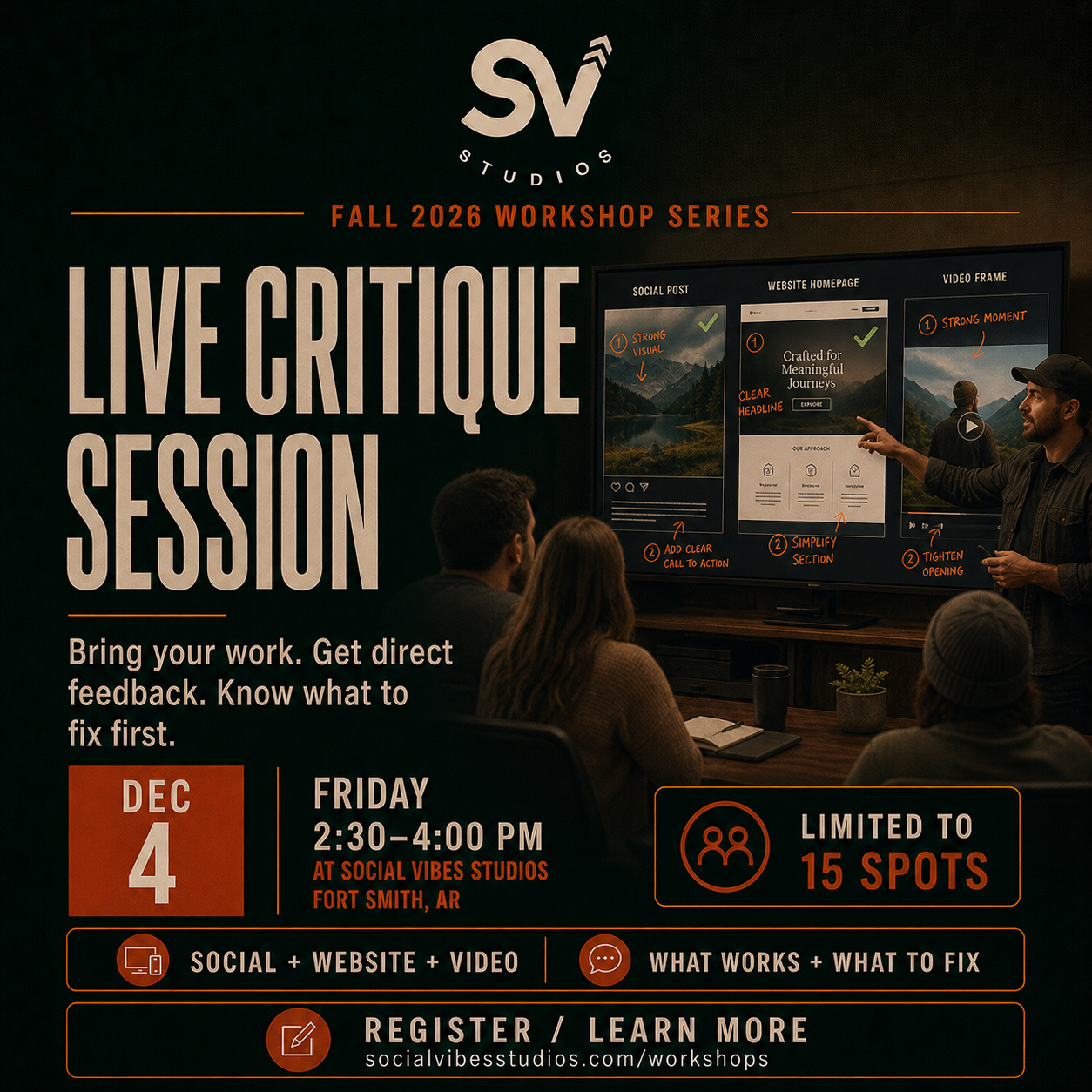 Live Critique Session