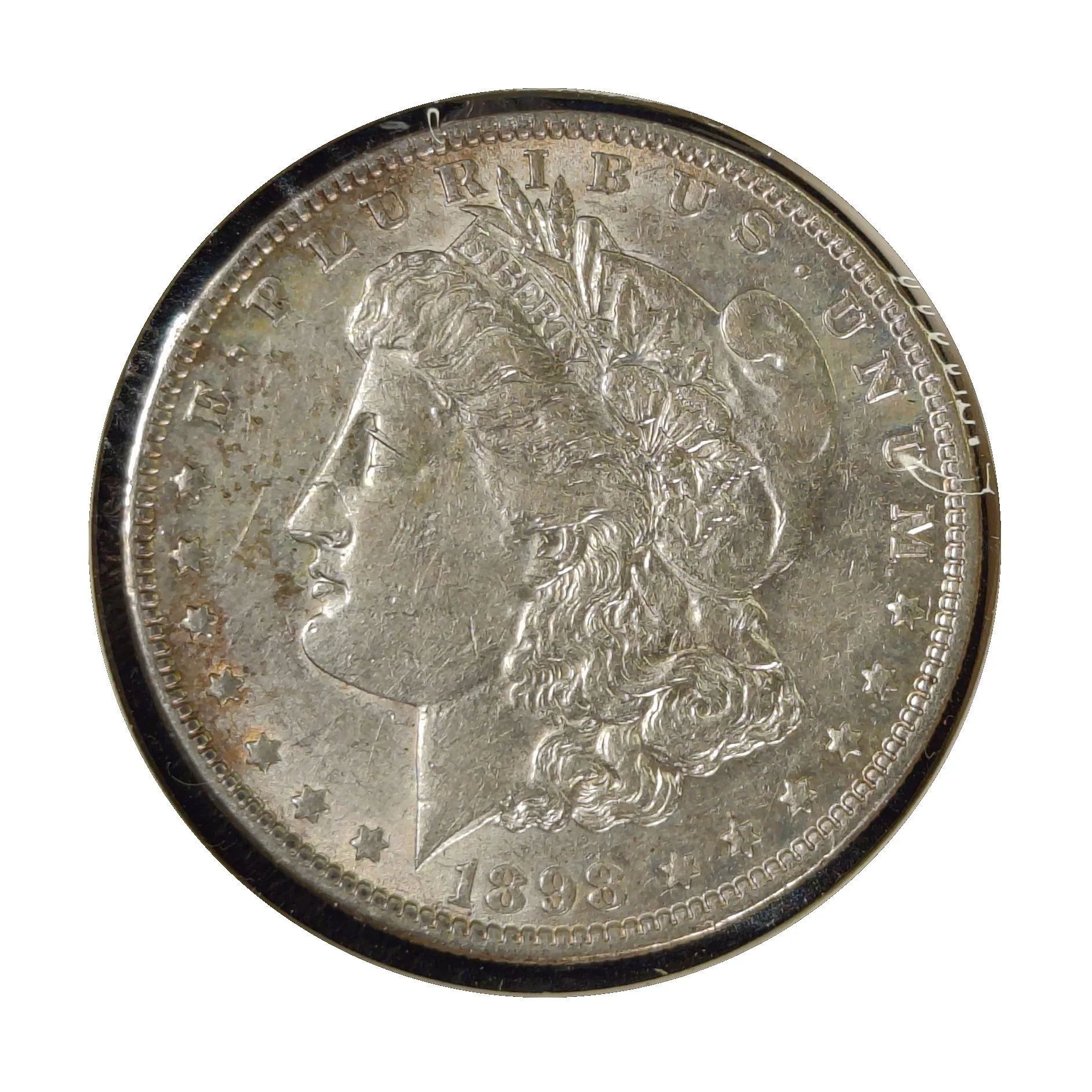 1898 P Morgan Dollar About Uncirculated