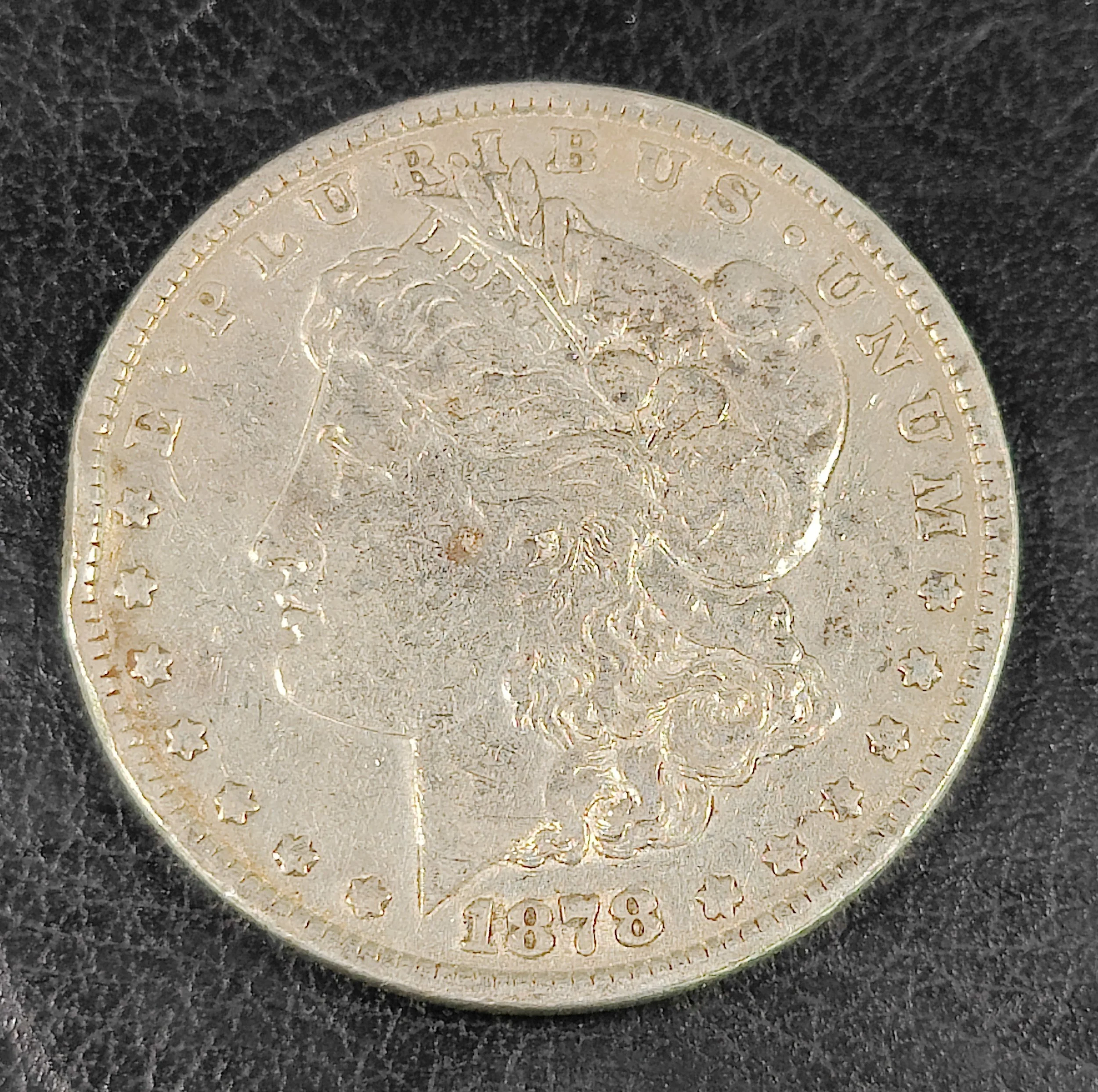 1878 P Morgan Dollar 7TF Very Fine