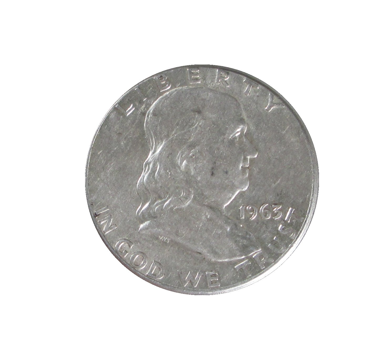 1963 P Franklin Half Dollar Almost Uncirculated