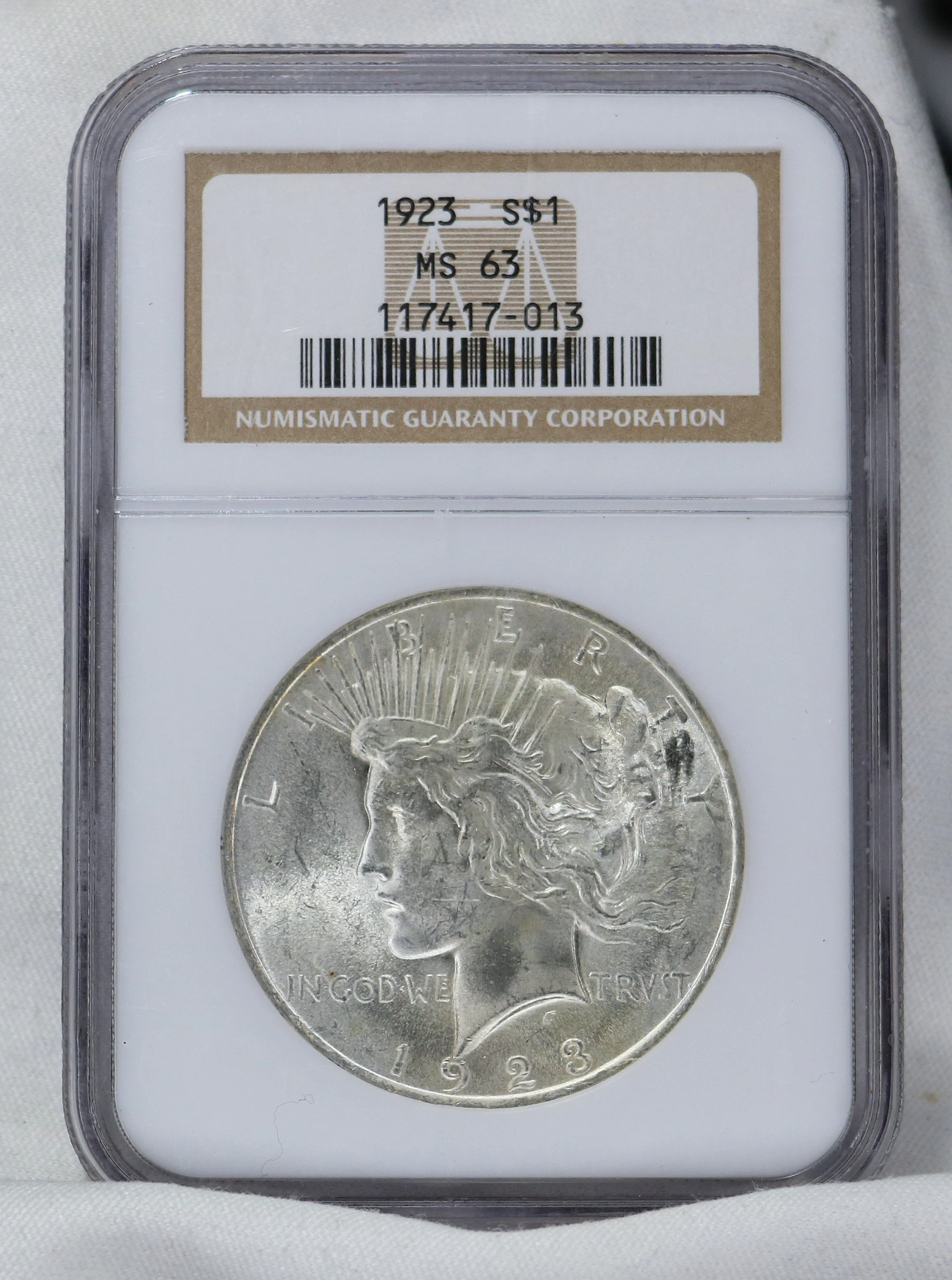 1923 P Peace Dollar MS63