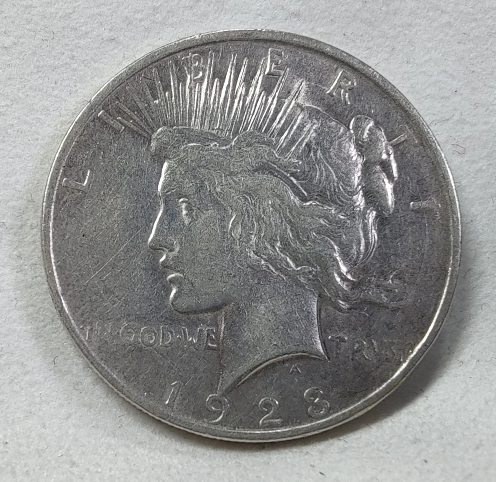 1923 D Peace Dollar Extremely Fine