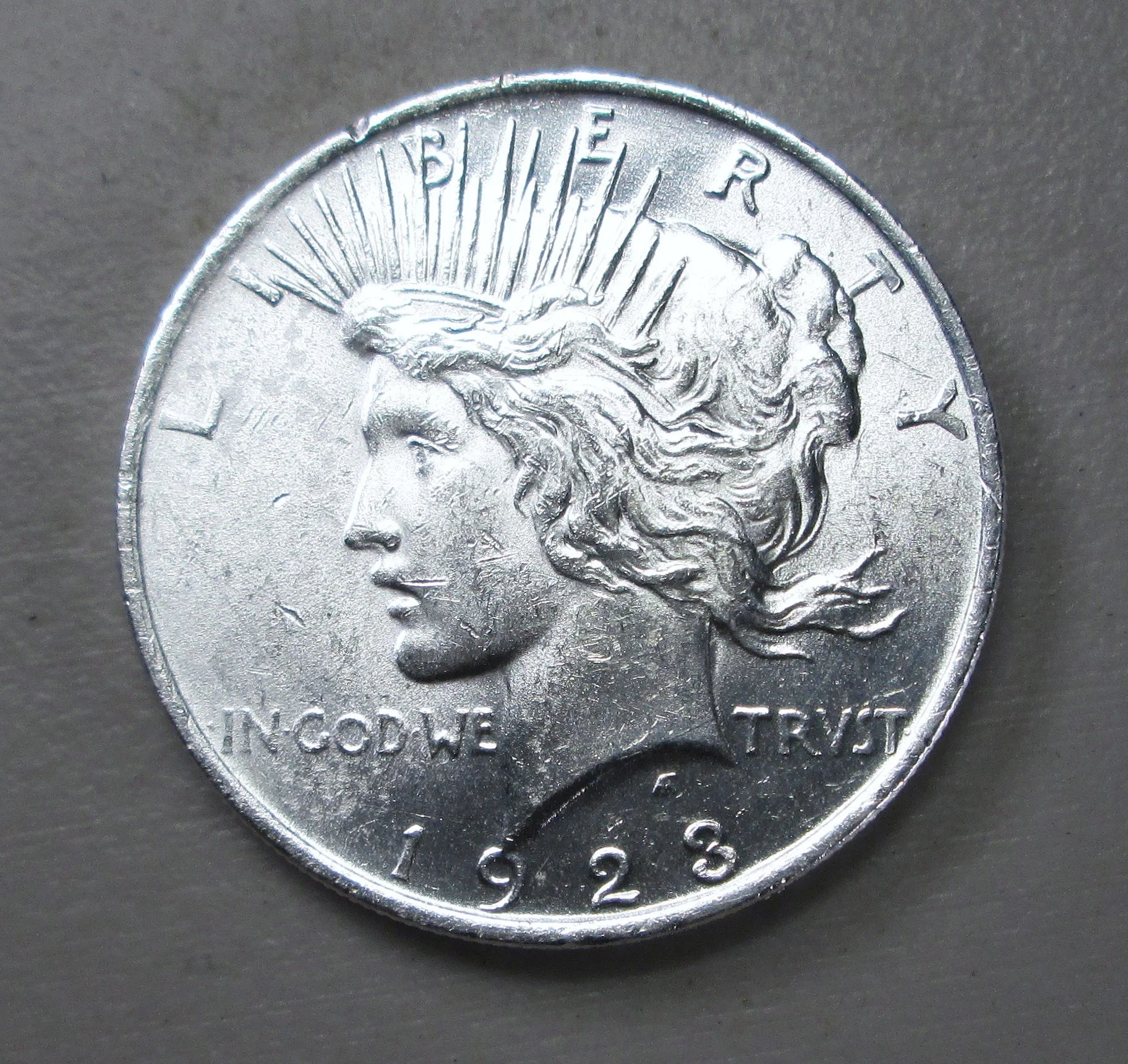 1923 P Peace Dollar Uncirculated