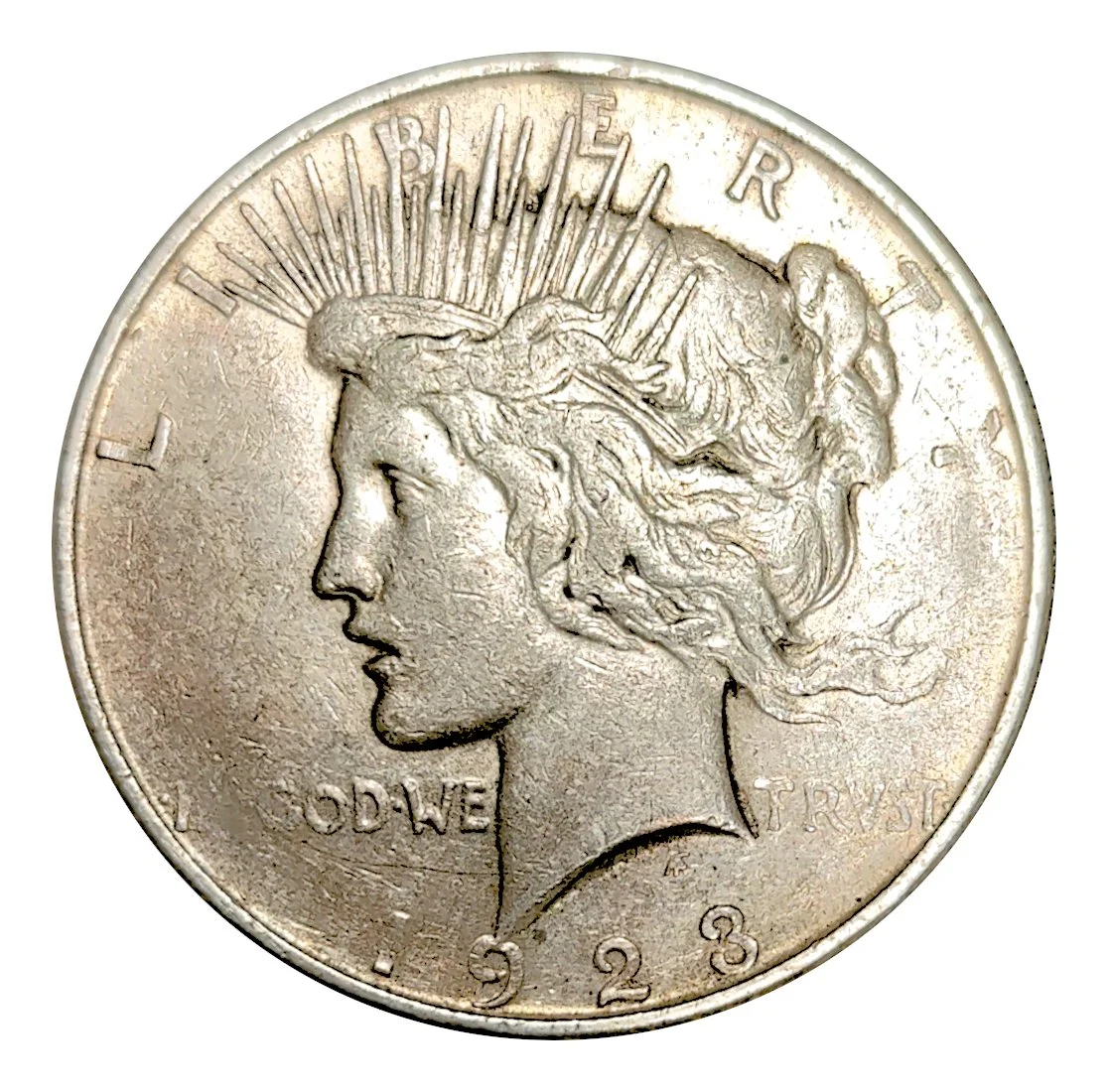 1923 D Peace Dollar Very Fine
