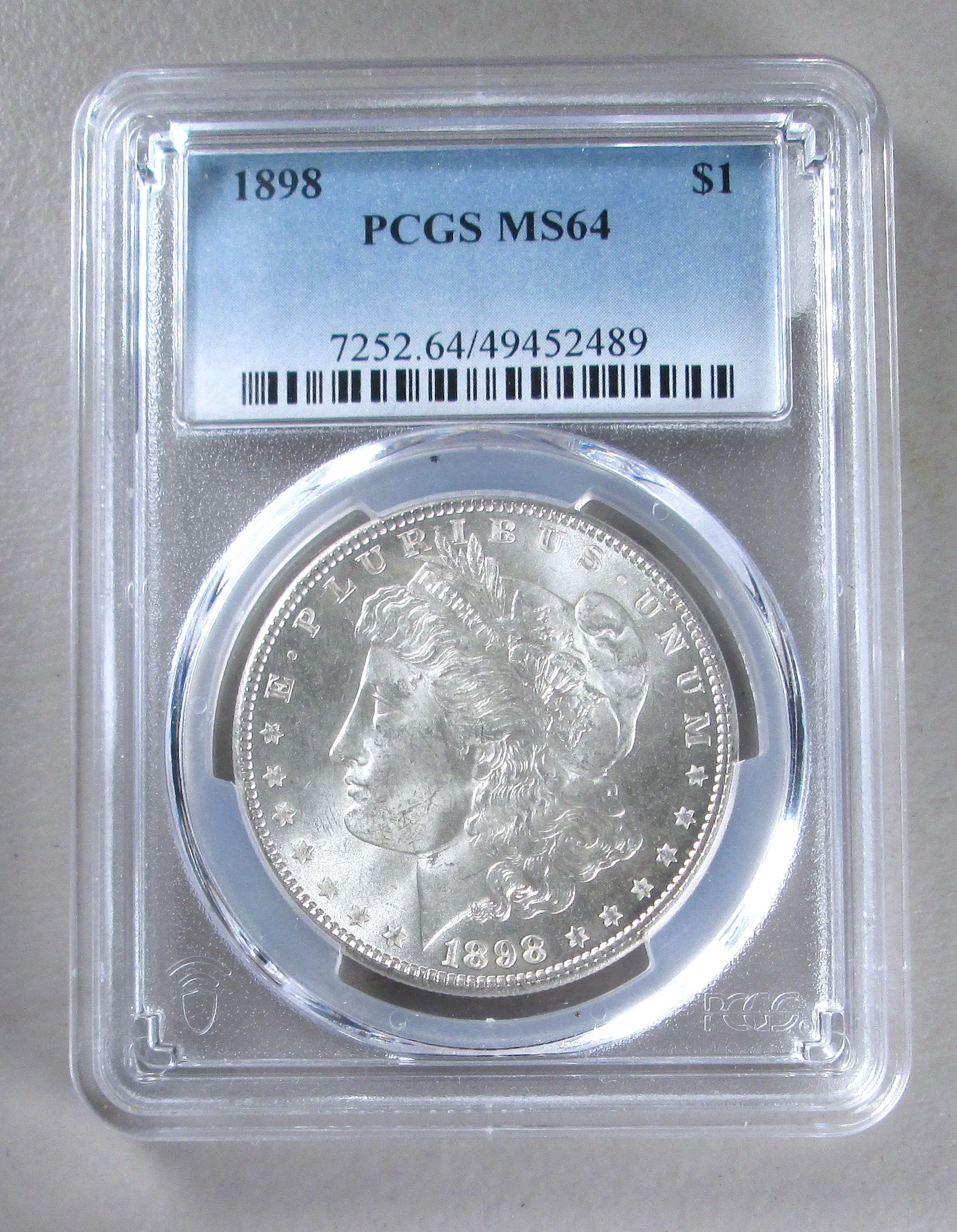 1898 P Morgan Dollar MS64