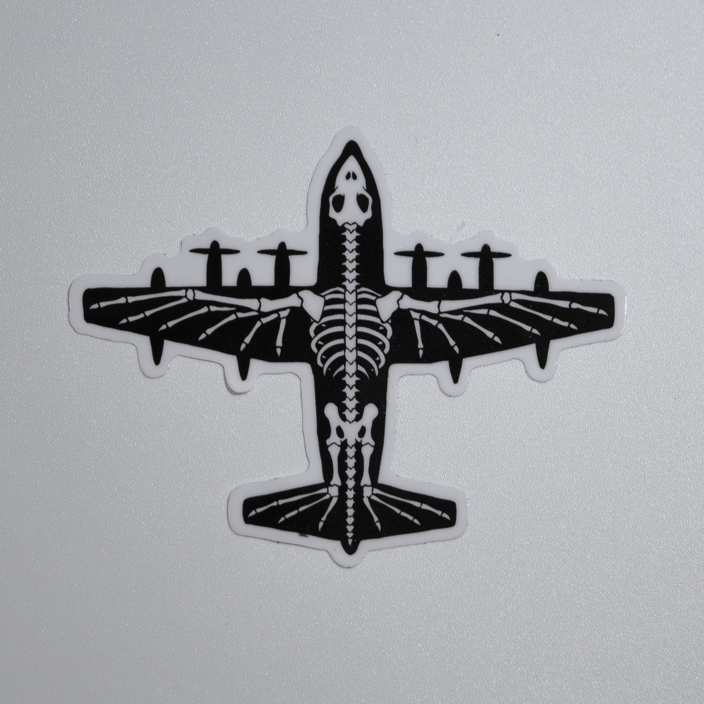 C-130J/HC-130J/MC-130J Halloween Skeleton Sticker