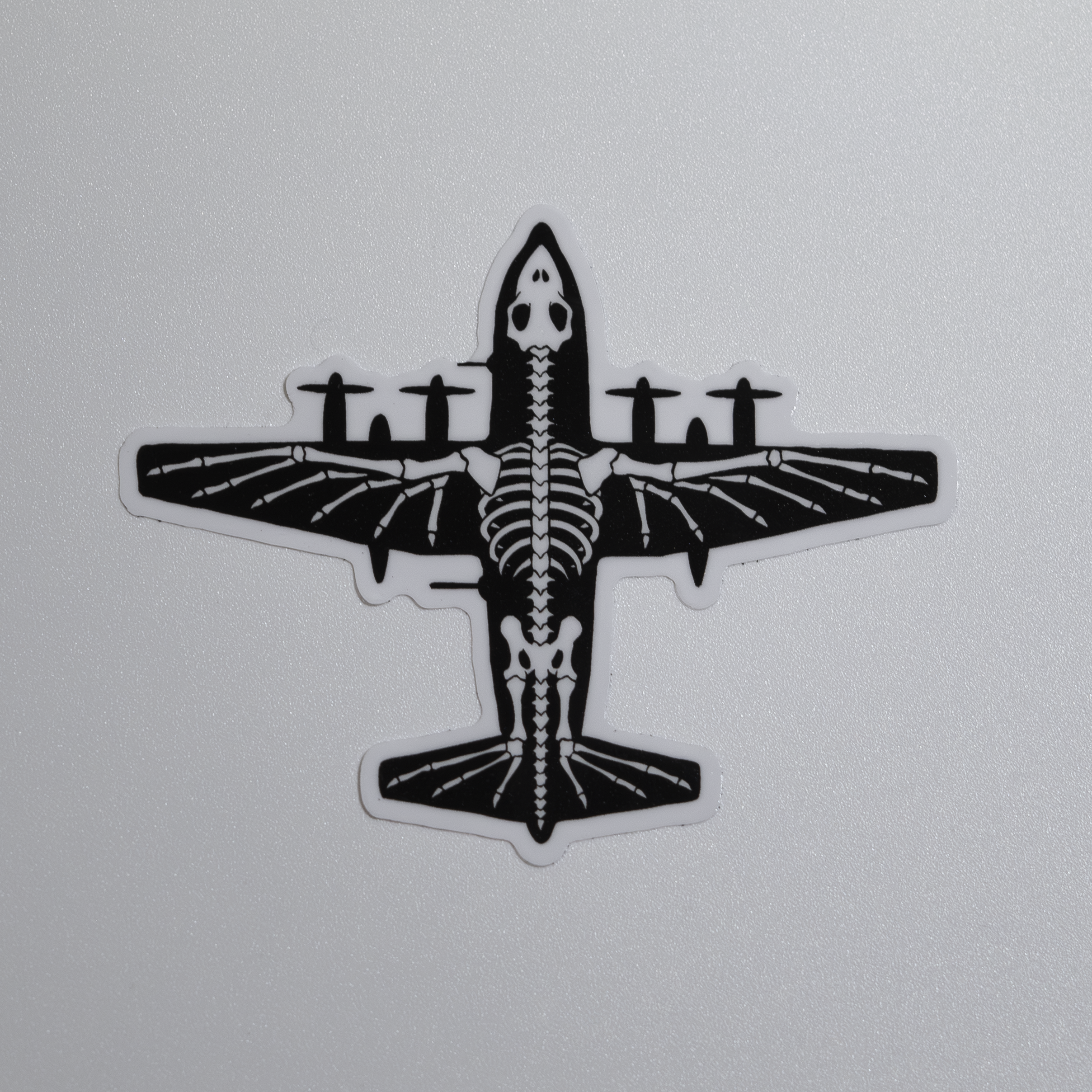 AC-130J Halloween Skeleton Sticker