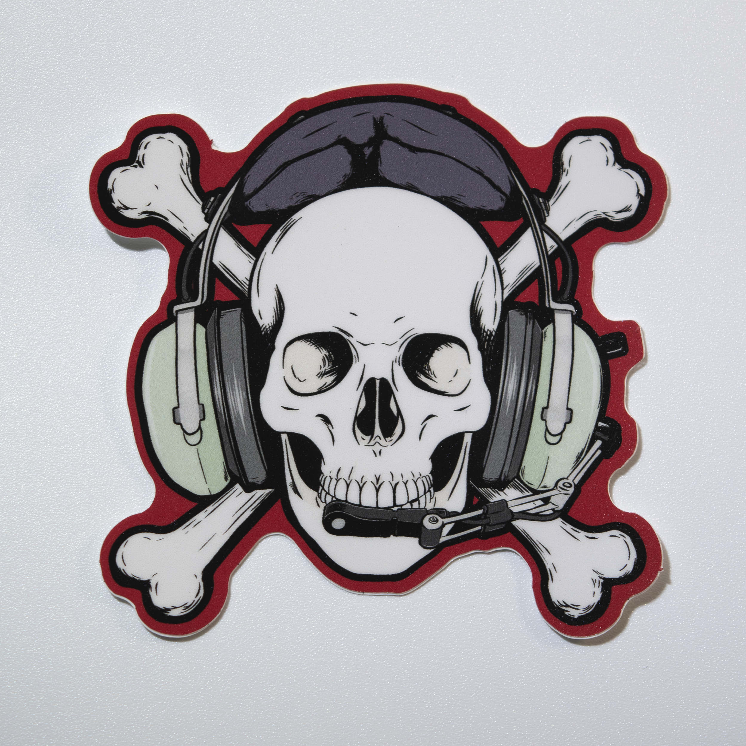 USAF Aircraft Maintainer Skull Sticker