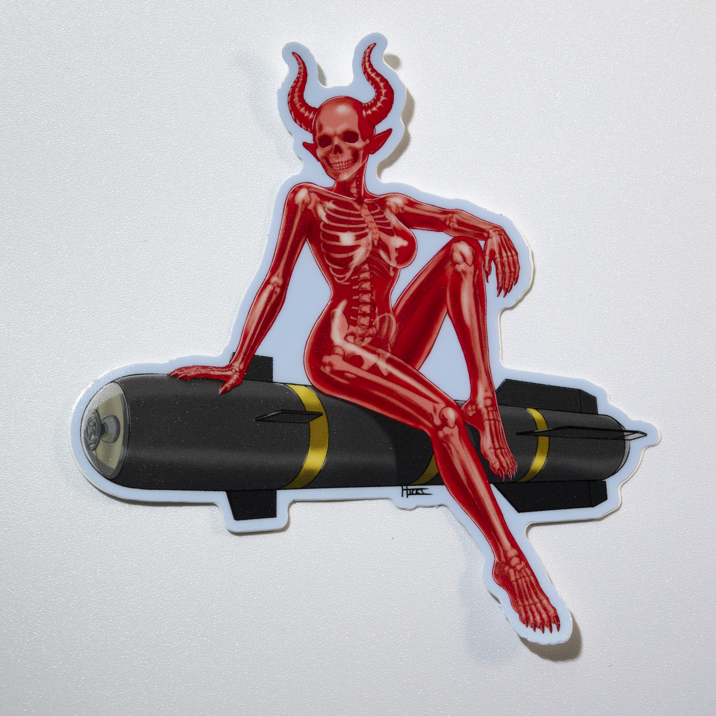 Hellfire X-Ray Demon Sticker