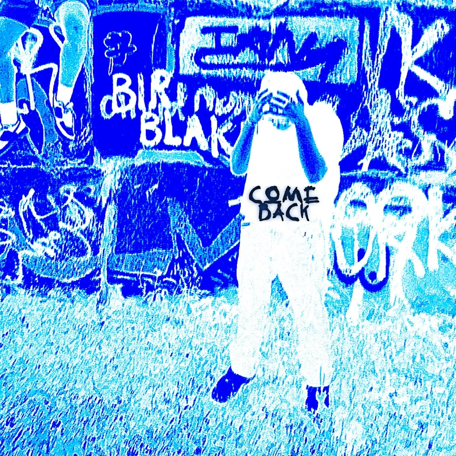 JE artist 55menace's album cover for his 2025 EP "COME BACK"