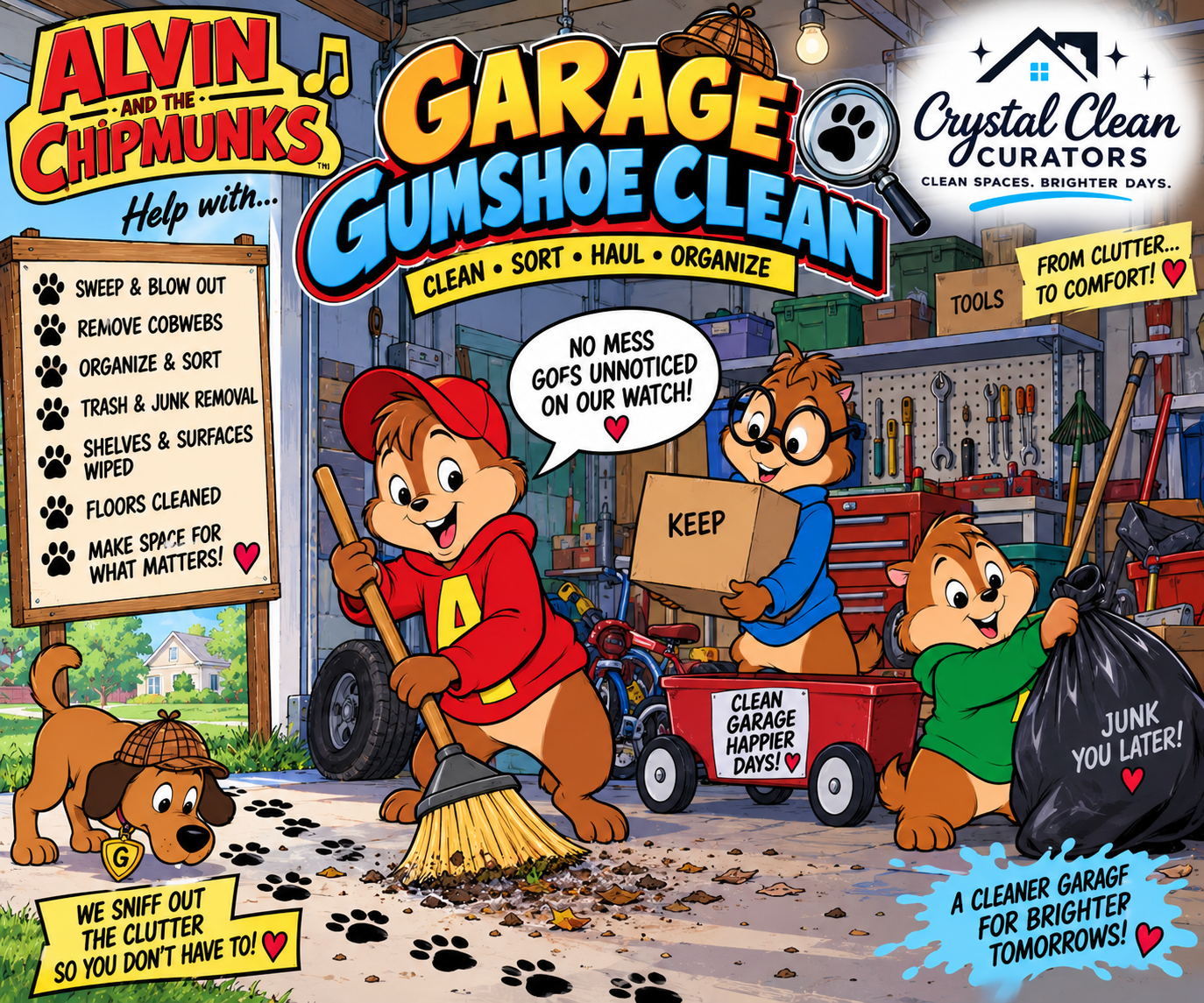🕵️‍♀️ Garage Gumshoe Clean