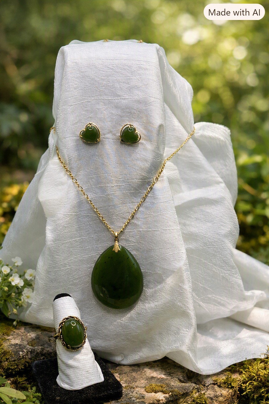Alaska Green Jade -3 Piece Set