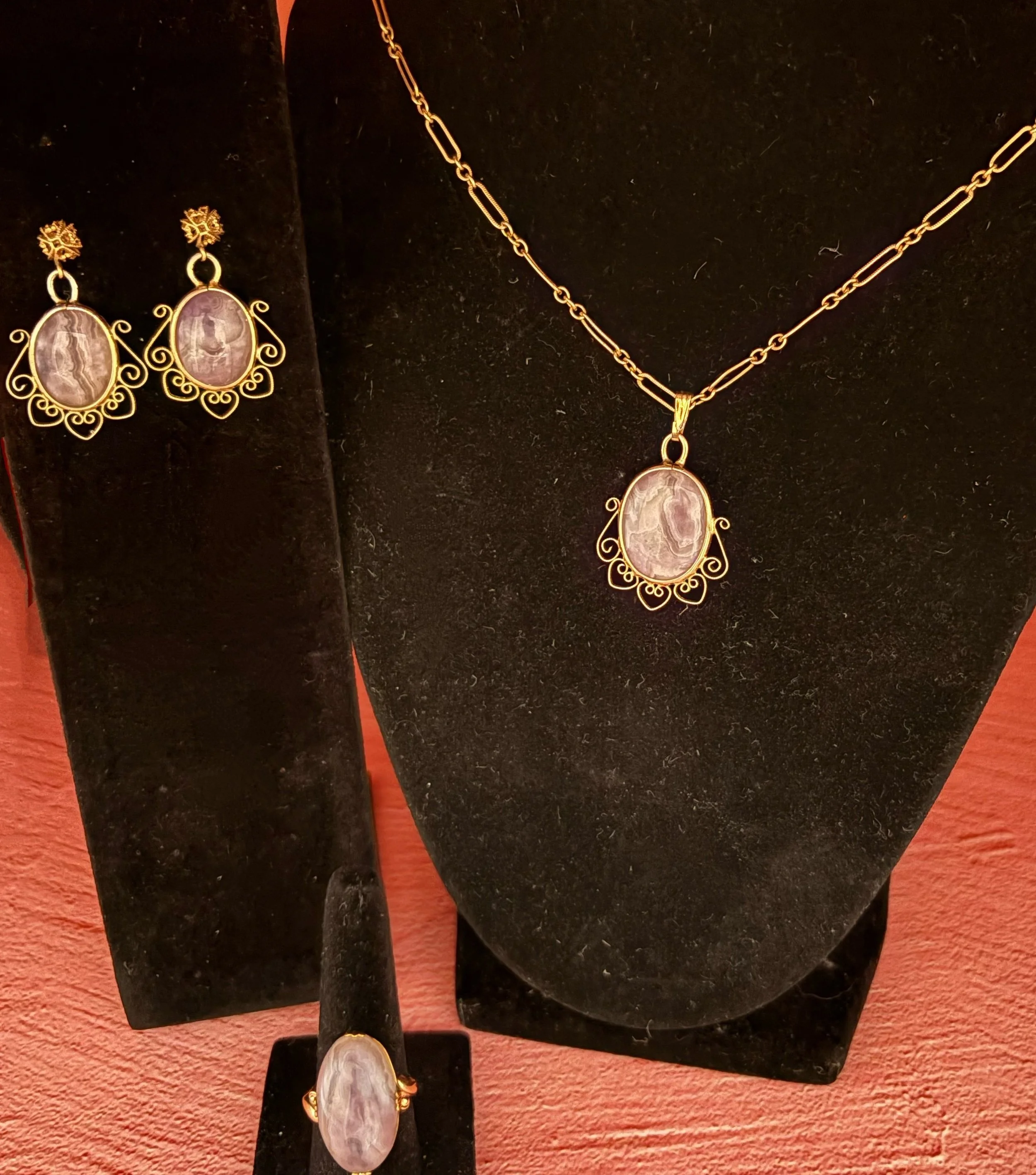 Lavender Agate - 3 Piece Set