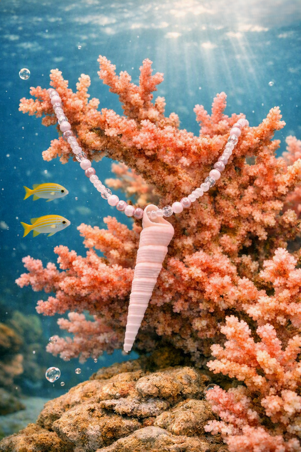 Real Auger Shell Necklace