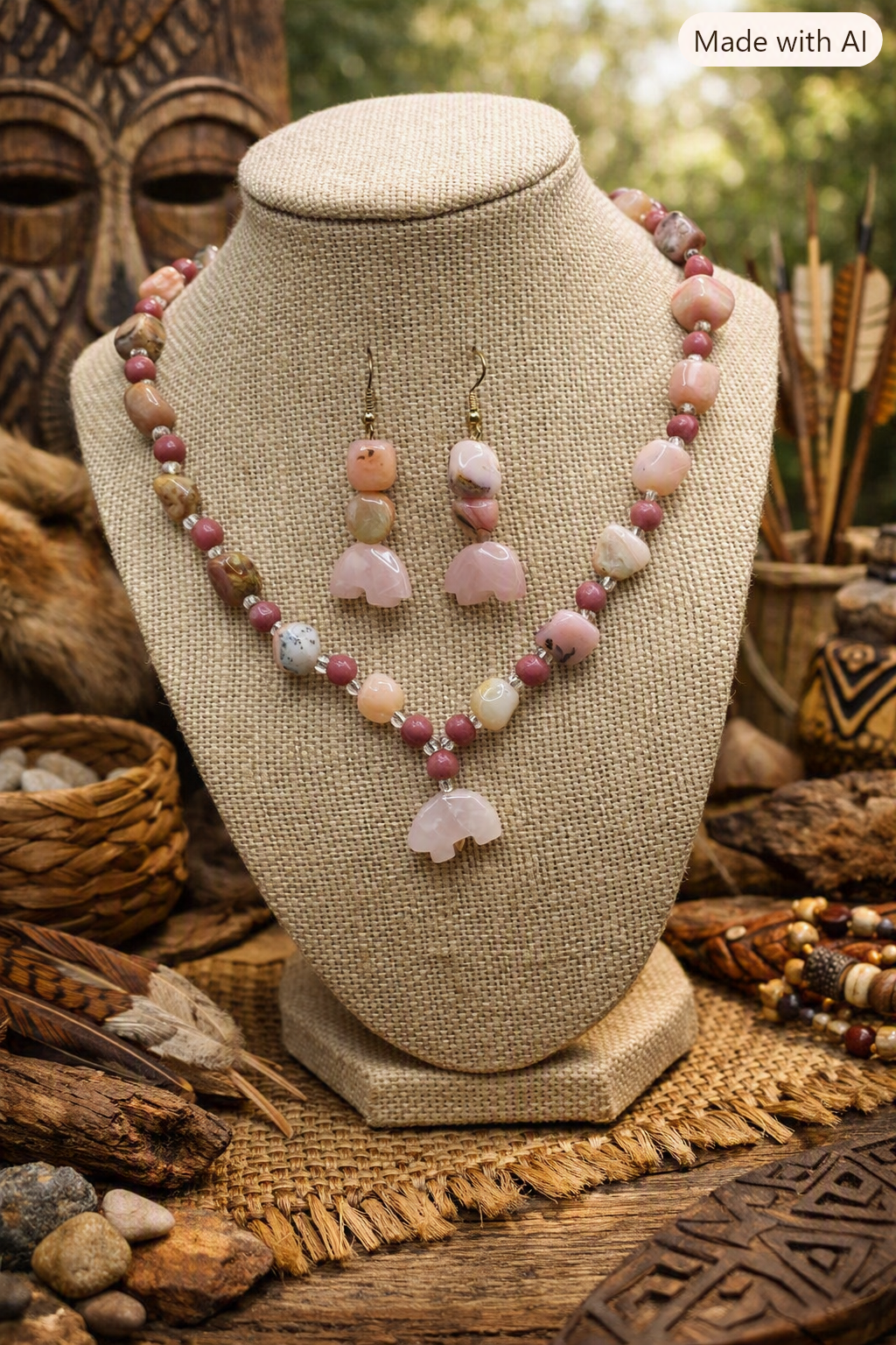 Tribal Bear Spirit - 2 Piece Set