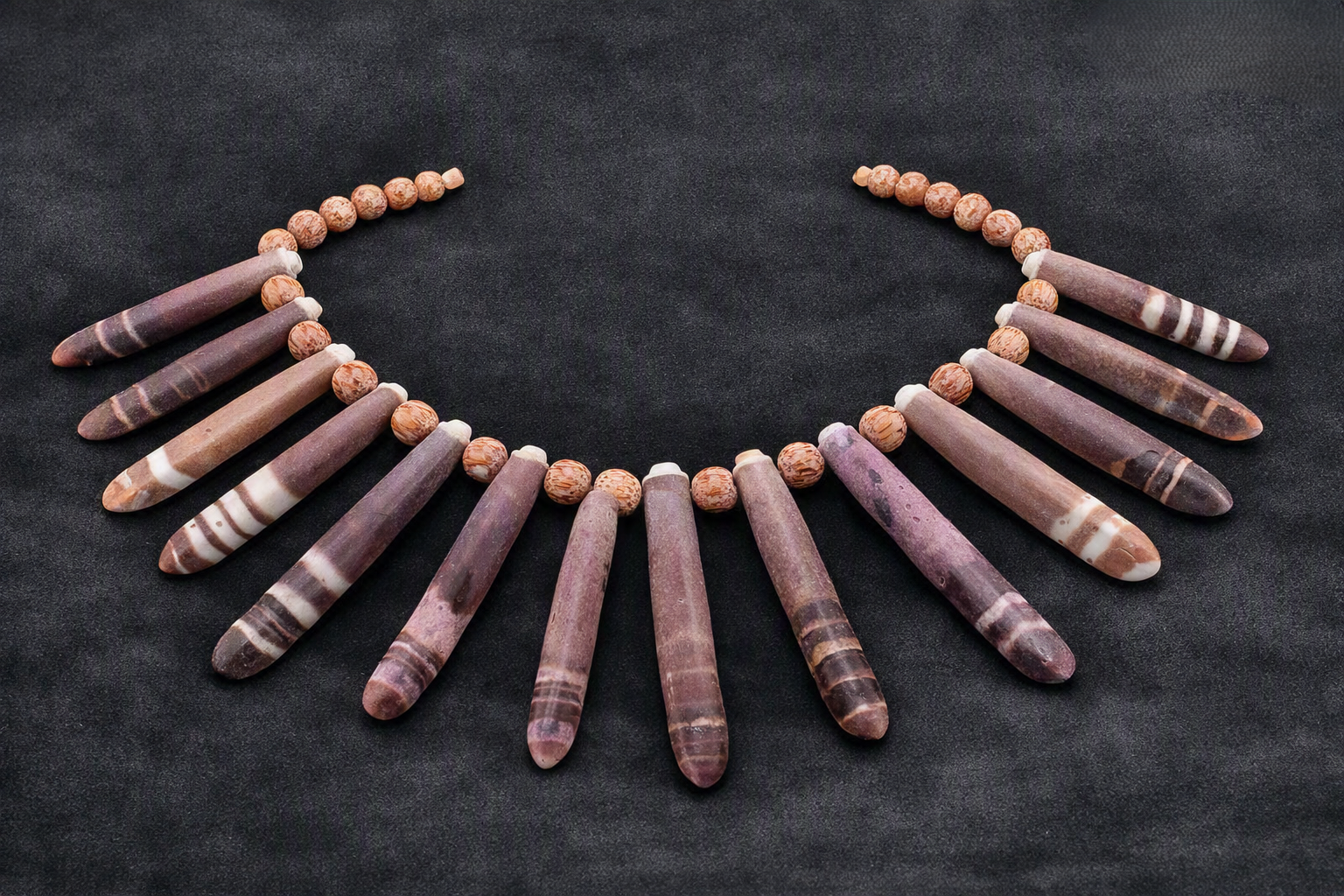 Rick Purple Urchin Spines Necklace