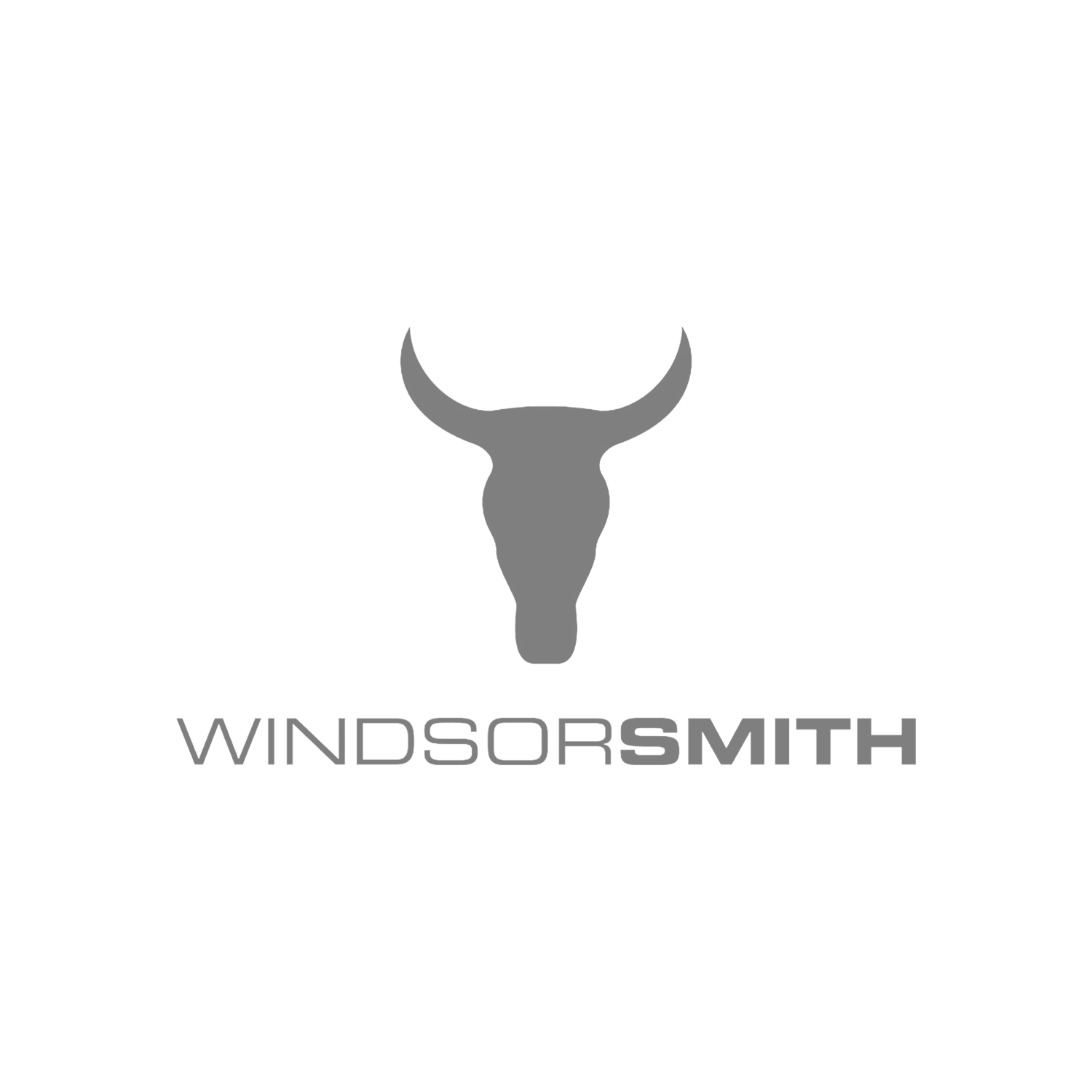 Logo of Windsorsmith featuring a minimalist line drawing of a bull's head above the text 'WINDSORSMITH' in capital letters.