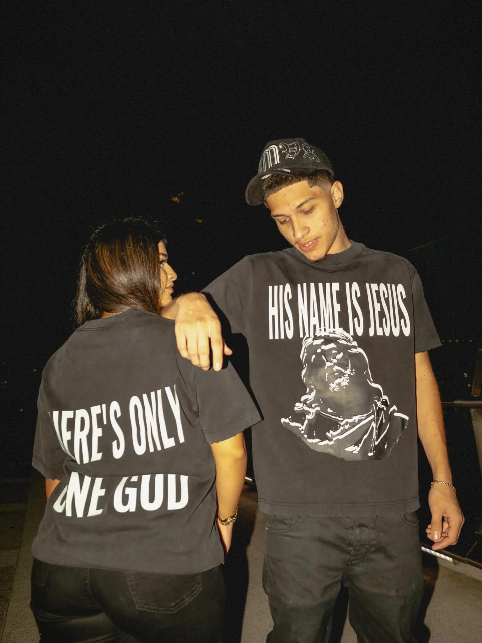 THERE&rsquo;S ONLY ONE GOD 
NOW IN BLACK GO PREORDER LINK IN BIO🤩🏆🐾🖤🤍
&ldquo;Very truly I tell you,&rdquo; Jesus answered, &ldquo;before Abraham was born, I am!&rdquo;&rdquo;
‭‭John‬ ‭8‬:‭58‬ ‭
S/O🎥 @378visuals