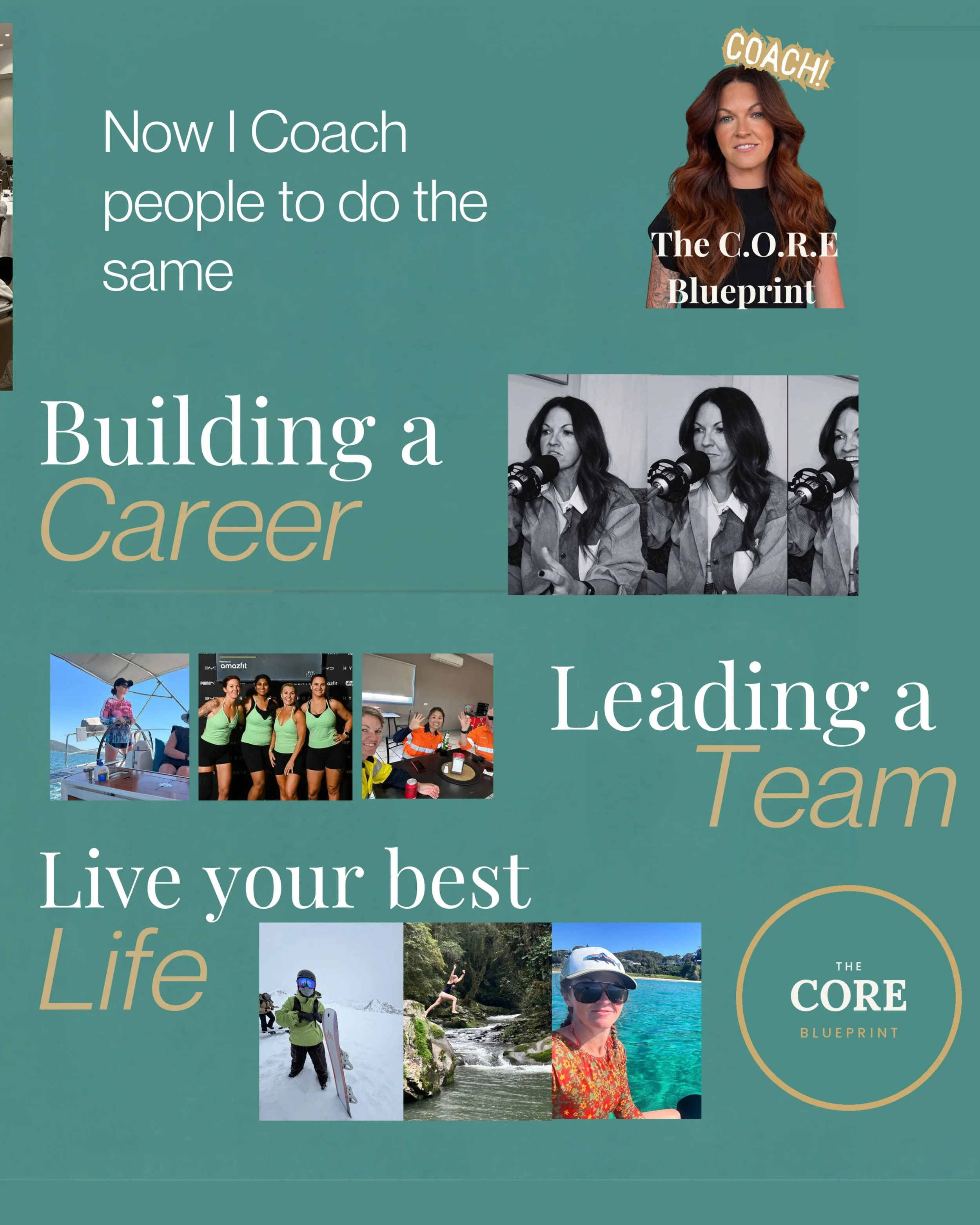 Seven years as a Marine Technician in the Navy. Then over a decade building my career across industrial automation, electrical distribution, and engineering &mdash; most of it as the only woman in the room.

Now I coach people doing the same thing: b
