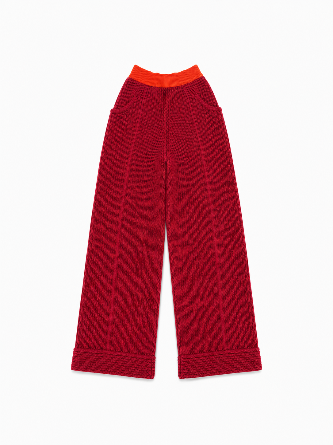 AMELIE WIDE LEG PANTS | RED