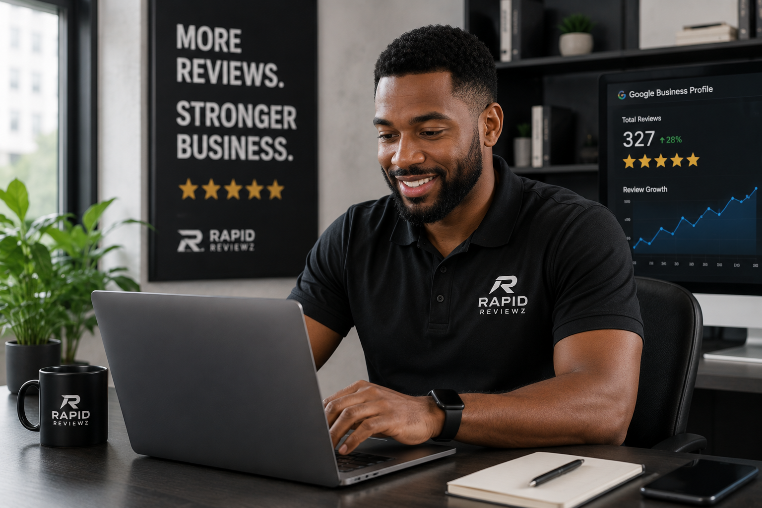 Rapid Reviewz professional monitoring Google Business Profile reviews and online reputation data.