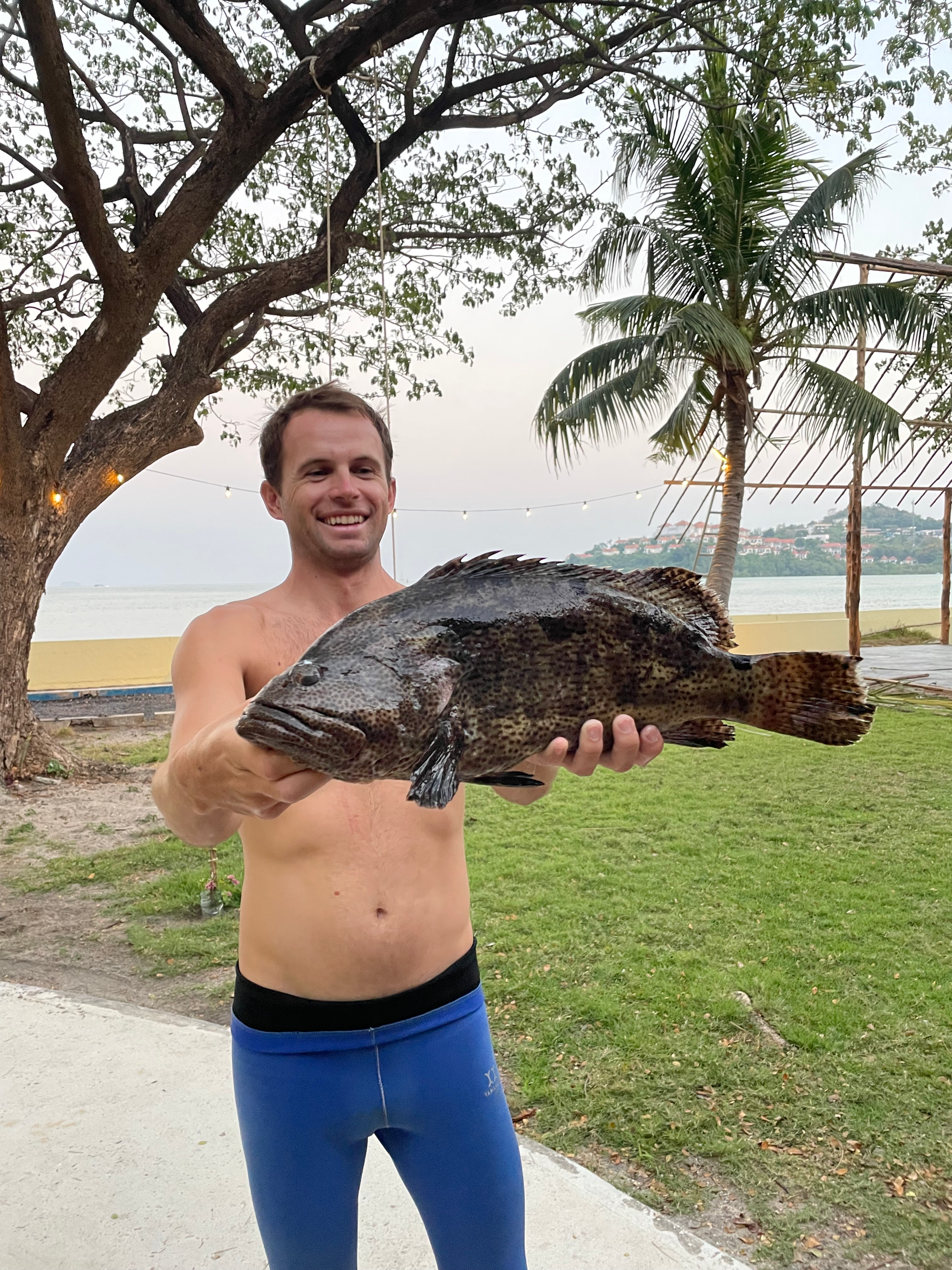 Grouper caught during a Phuket fishing trip