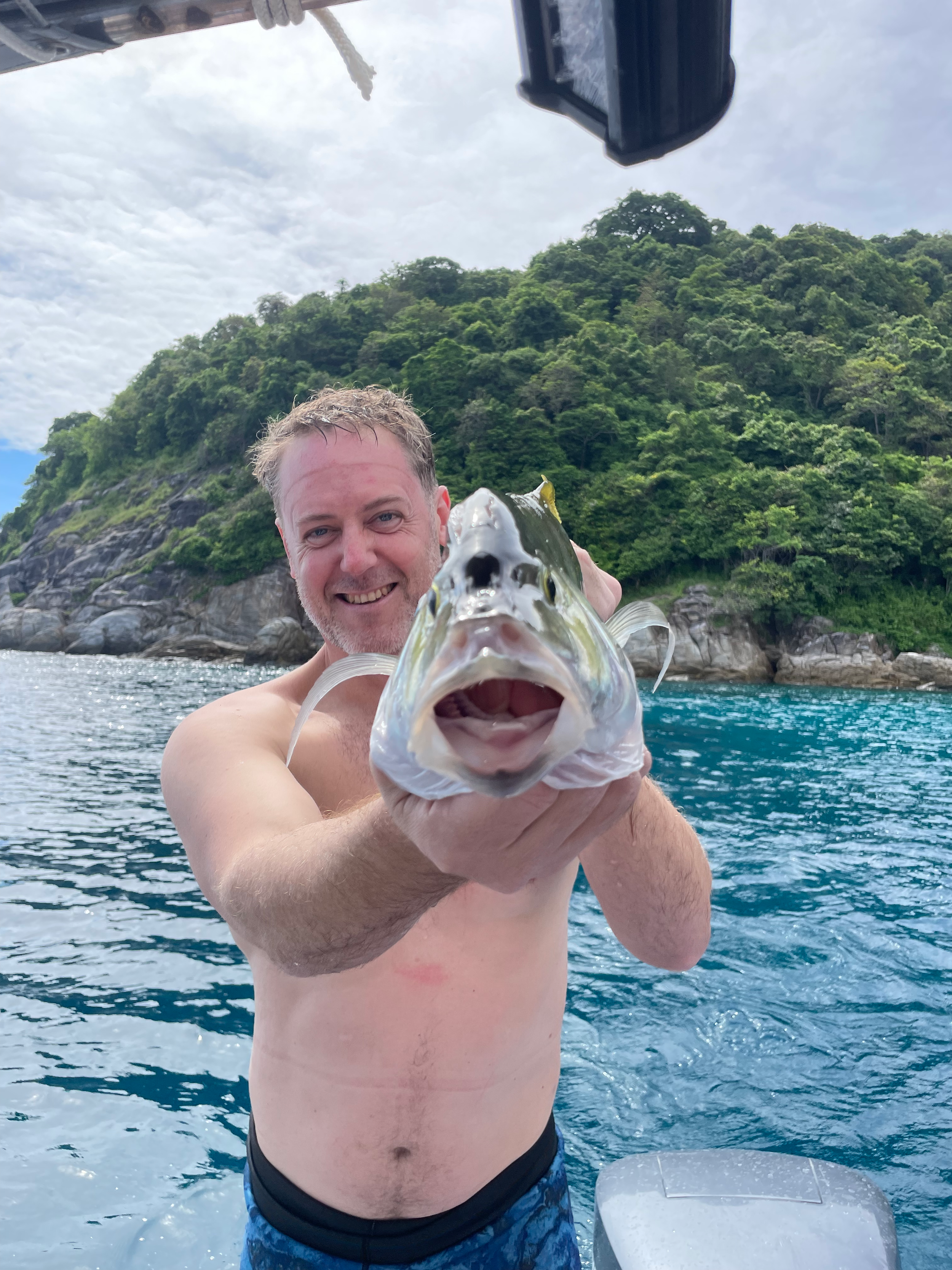 Trevally caught during a Phuket fishing trip