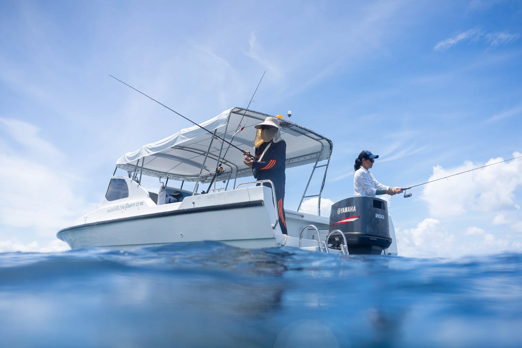Fishing expedition near Koh Racha Yai in calm conditions