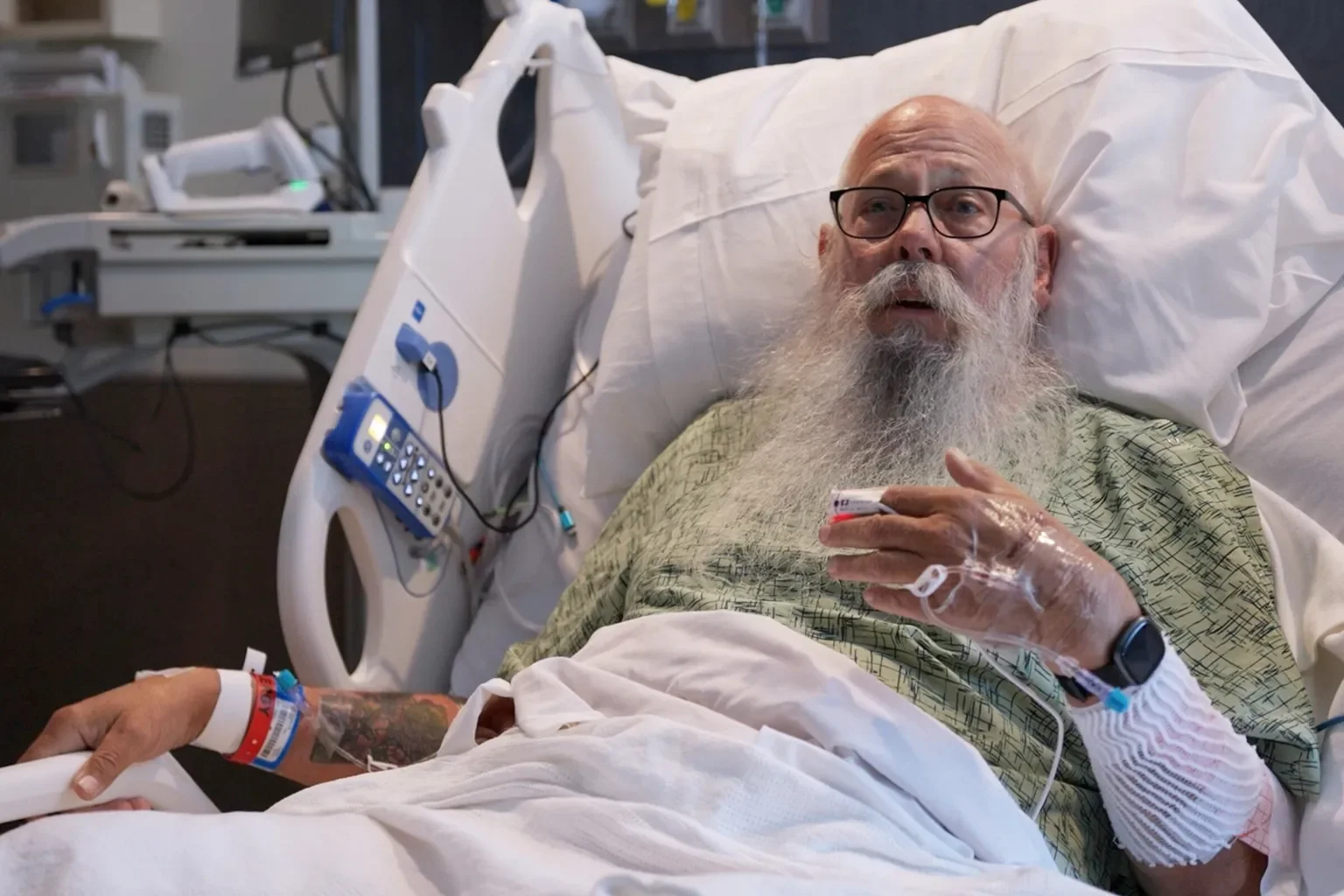 WA grandfather, sent soaring by bison, grateful he didn’t get gored