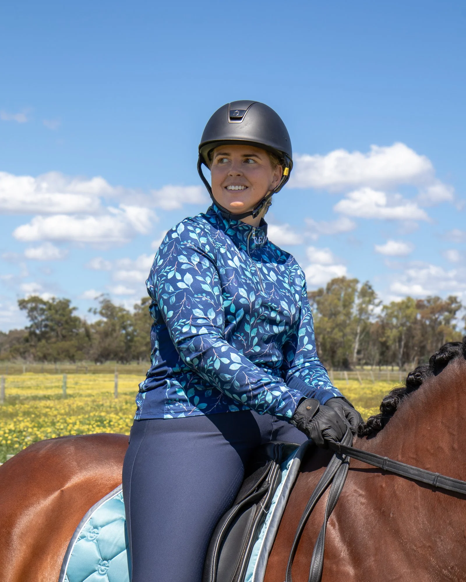 Freedom Base Layer - Blue Botanica