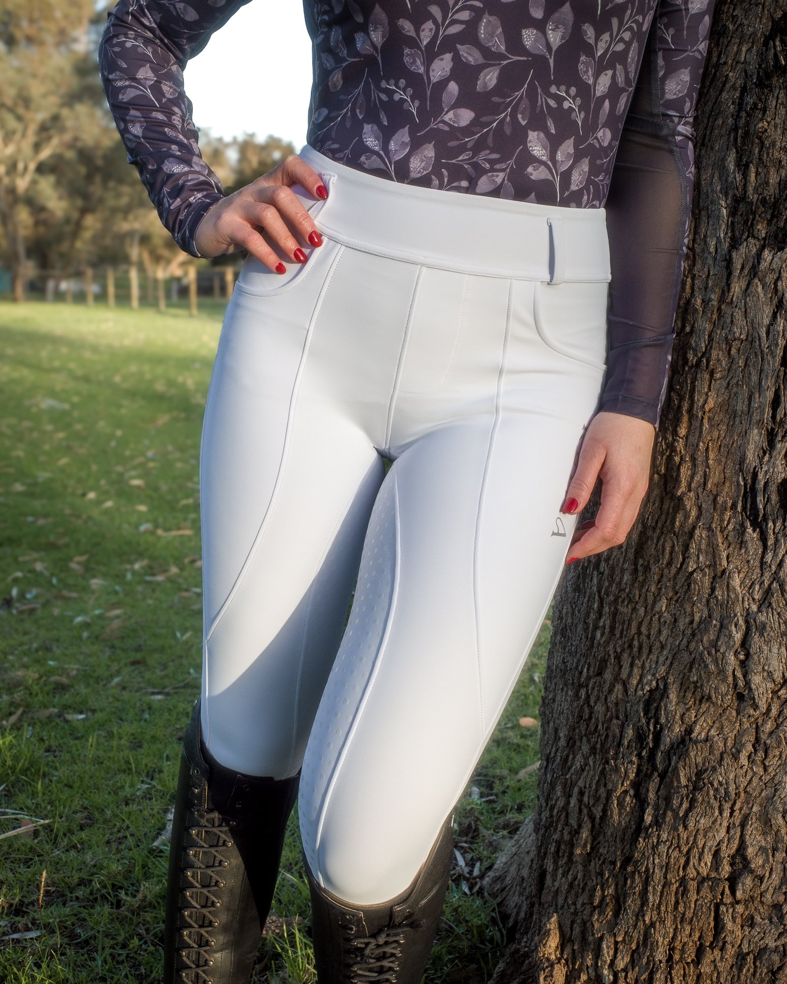 Active Pull-On Legging - White