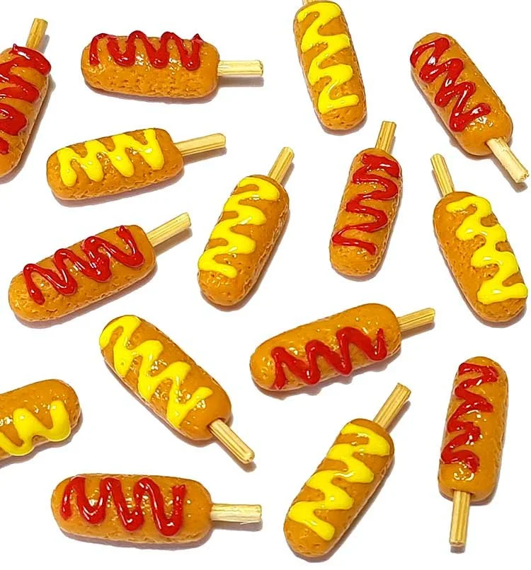 Dollhouse Miniature Mixed Corn Dogs * Doll Mini Food Set Wholesale Lot