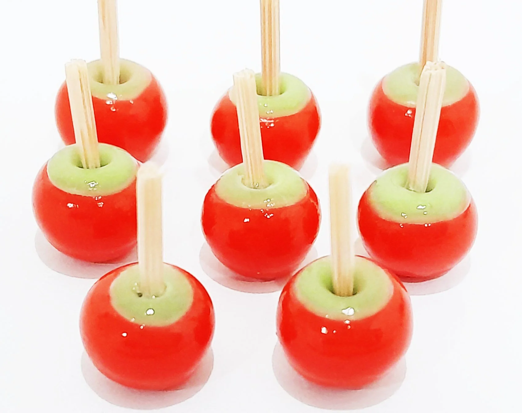 Miniature Candy Apples, Dollhouse Mini Food, Polymer Clay