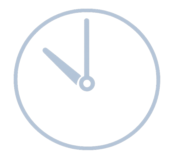 Uhr zeigt 10:00 Uhr