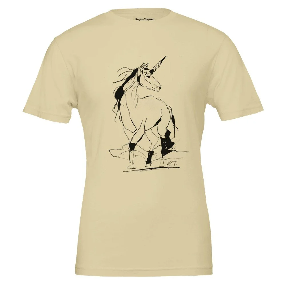Einhorn T-Shirt – Design von Regina Thyssen | Premium Unisex Shirt