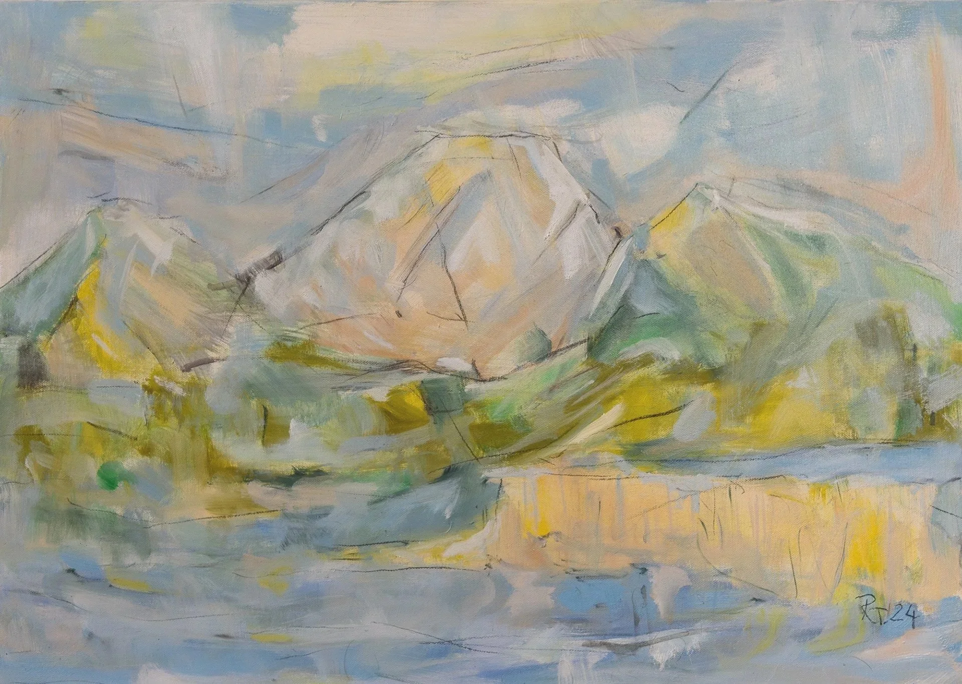 Mittagskogel
Öl auf Leinwand
50x70 cm