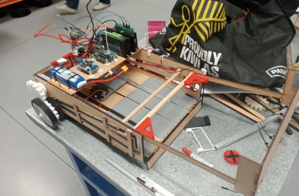 Connecting components.