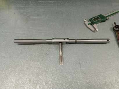 Completed tap wrench.