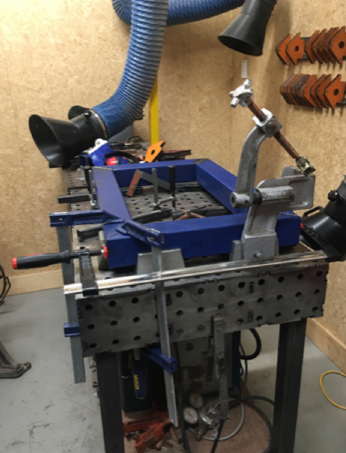 Preparing frame.