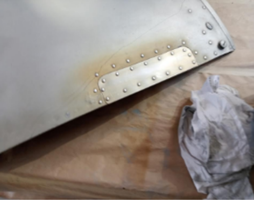 Fully patched panel.